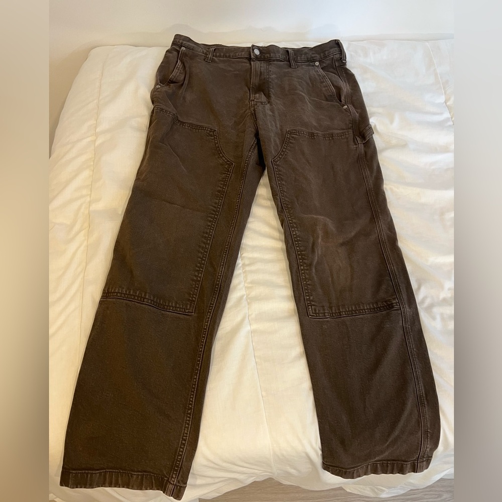 Hollister Men’s Brown Carpenter Loose Pants